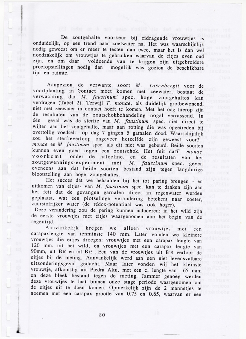 De zoetwatergarnalen van Bonaire - een survey en de mogelijkheden tot kweek - New Page