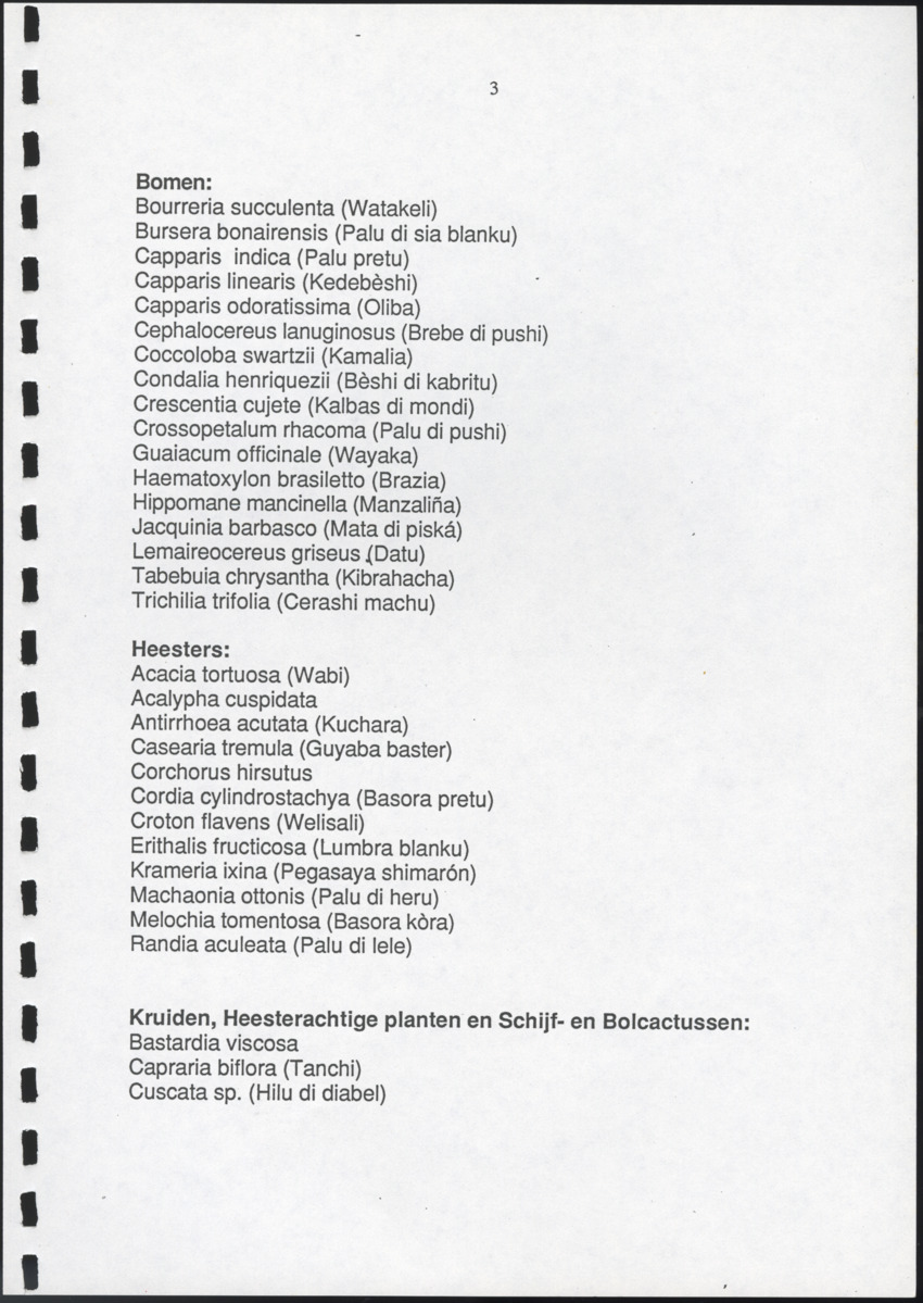 Inventarisatie-rapport van het schiereiland Caracasbaai - New Page