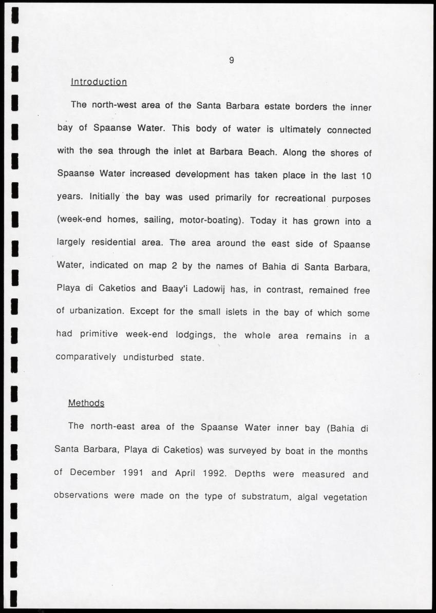Z Brief biological inventory of the north-west sector of Santa Barbara Estate and the bordering marine areas - New Page
