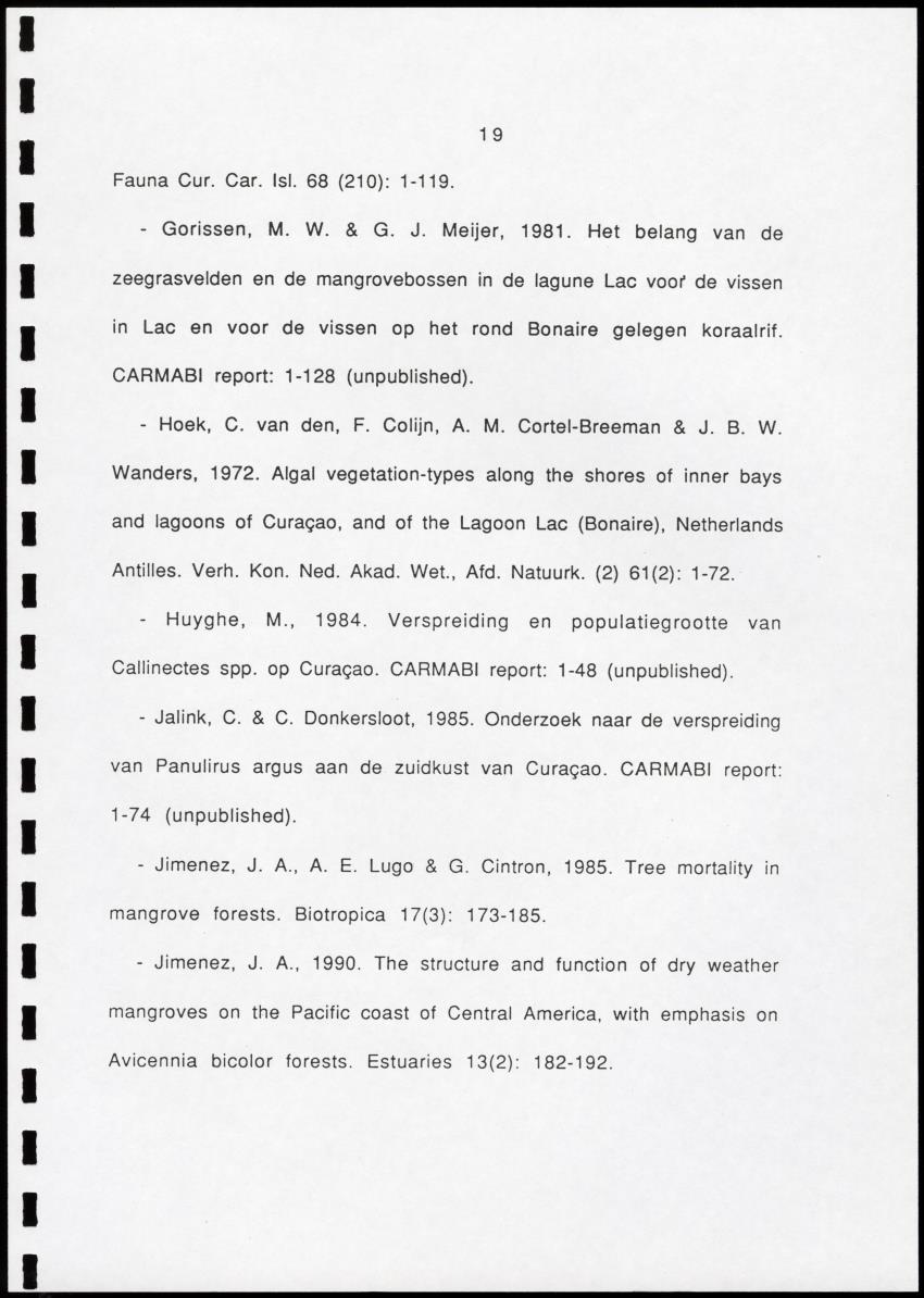 Z Brief biological inventory of the north-west sector of Santa Barbara Estate and the bordering marine areas - New Page