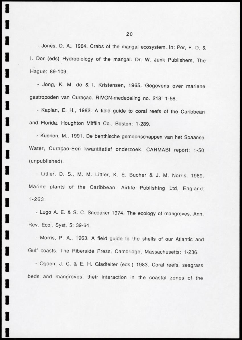 Z Brief biological inventory of the north-west sector of Santa Barbara Estate and the bordering marine areas - New Page