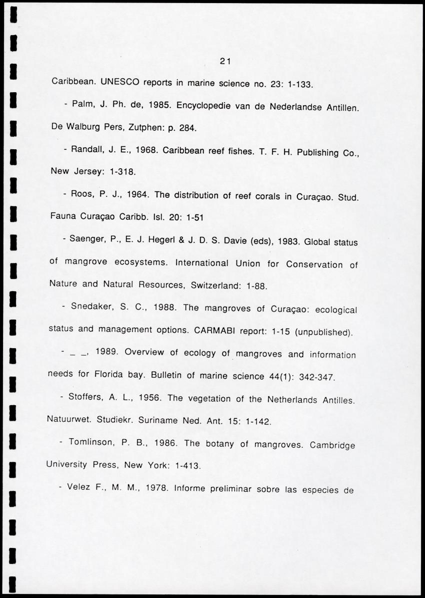 Z Brief biological inventory of the north-west sector of Santa Barbara Estate and the bordering marine areas - New Page
