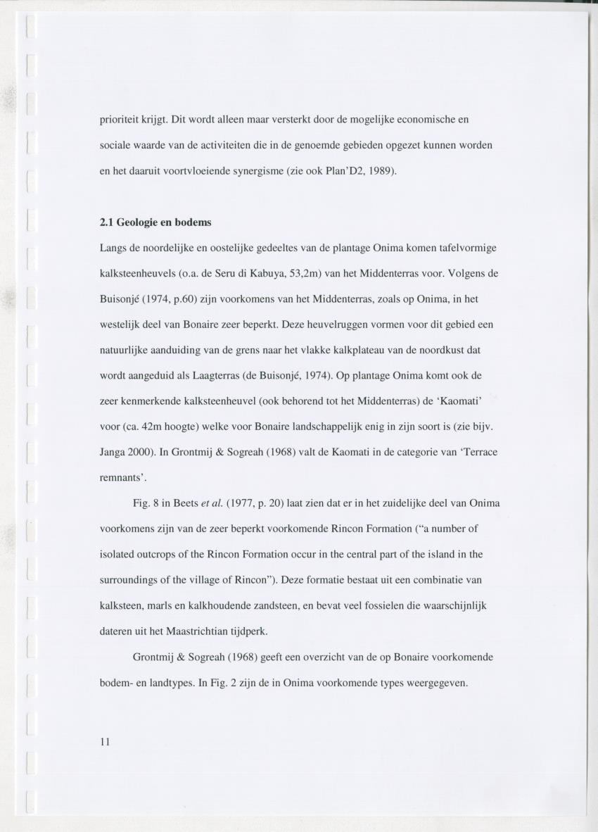 z Natuur- en cultuurhistorische waarden van plantage Onima, Bonaire - New Page