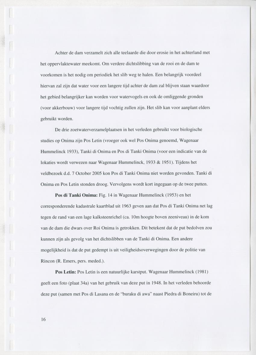 z Natuur- en cultuurhistorische waarden van plantage Onima, Bonaire - New Page