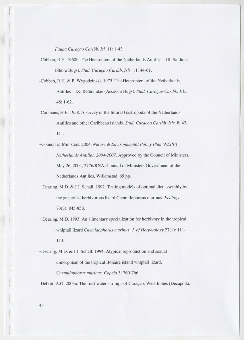 z Natuur- en cultuurhistorische waarden van plantage Onima, Bonaire - New Page