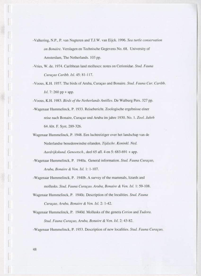 z Natuur- en cultuurhistorische waarden van plantage Onima, Bonaire - New Page