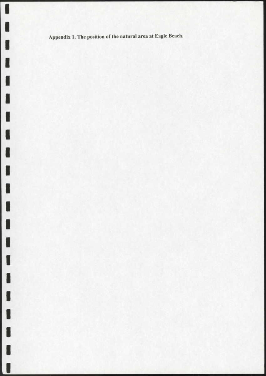 An inventory of the natural values of an area at Eagle Beach - New Page