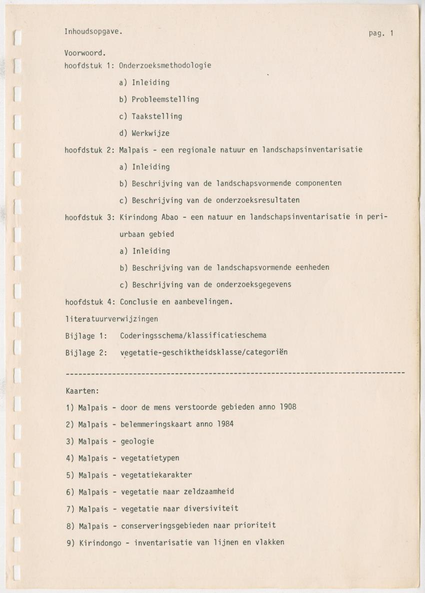 Z Kwalitatieve natuur en landschapsevaluatie van het eiland Curacao ten behoeve van planningsdoeleinden op basis van twee "case-studies" - New Page
