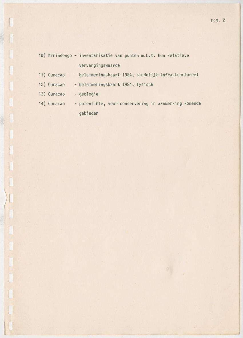 Z Kwalitatieve natuur en landschapsevaluatie van het eiland Curacao ten behoeve van planningsdoeleinden op basis van twee "case-studies" - New Page