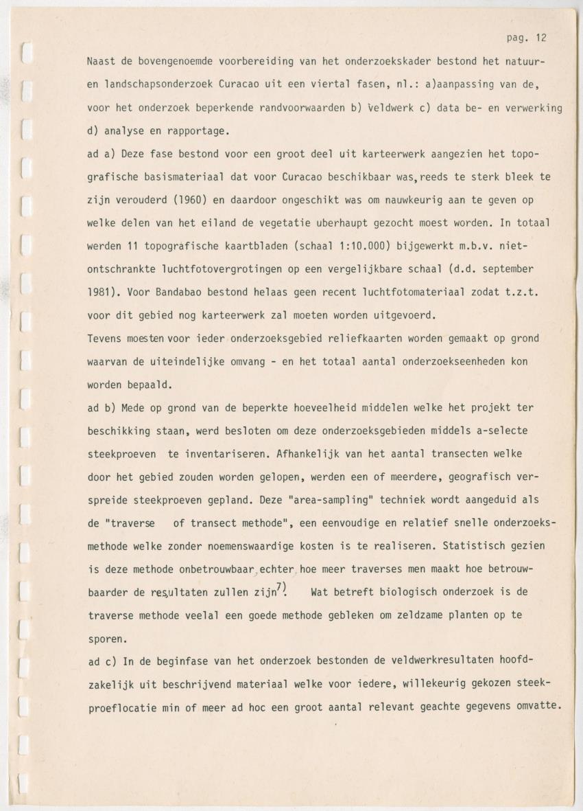 Z Kwalitatieve natuur en landschapsevaluatie van het eiland Curacao ten behoeve van planningsdoeleinden op basis van twee "case-studies" - New Page
