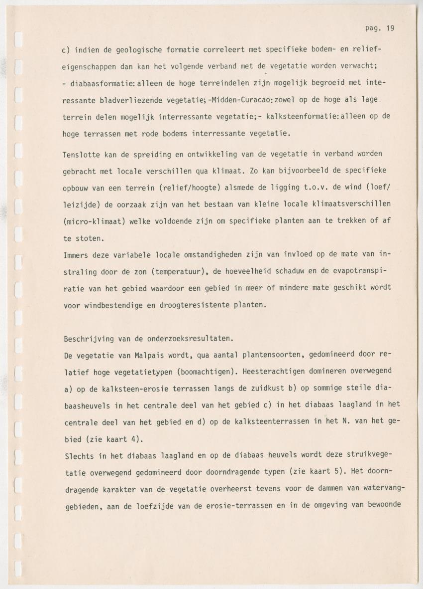 Z Kwalitatieve natuur en landschapsevaluatie van het eiland Curacao ten behoeve van planningsdoeleinden op basis van twee "case-studies" - New Page