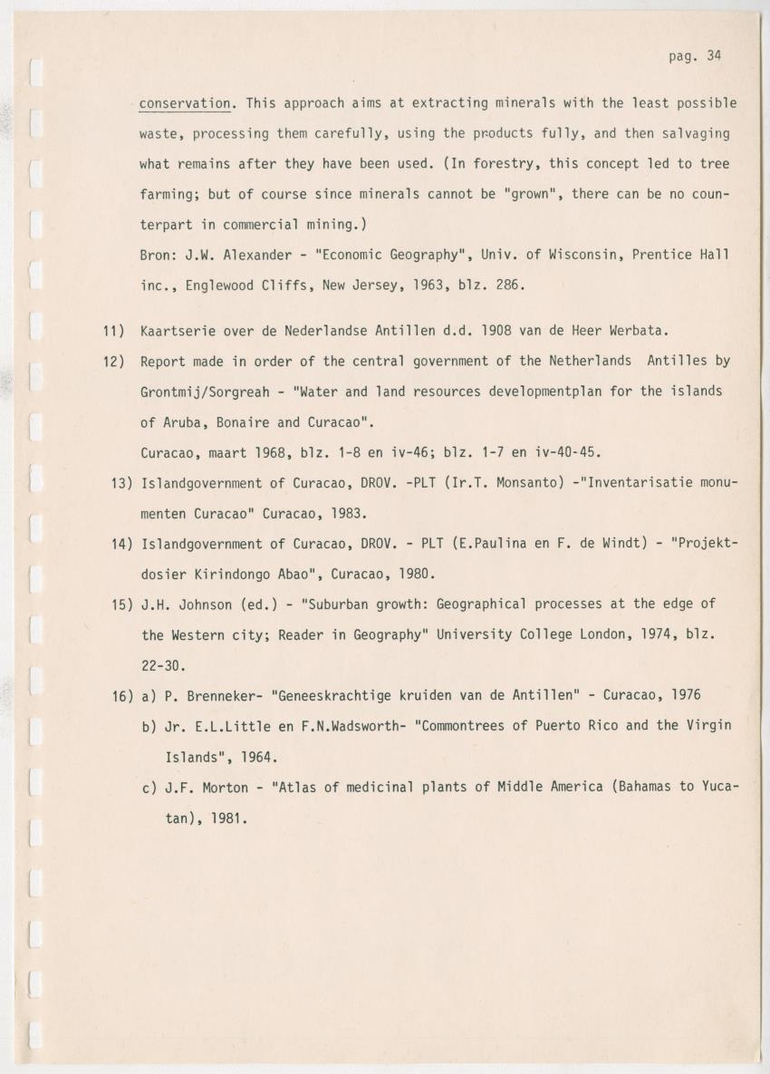 Z Kwalitatieve natuur en landschapsevaluatie van het eiland Curacao ten behoeve van planningsdoeleinden op basis van twee "case-studies" - New Page