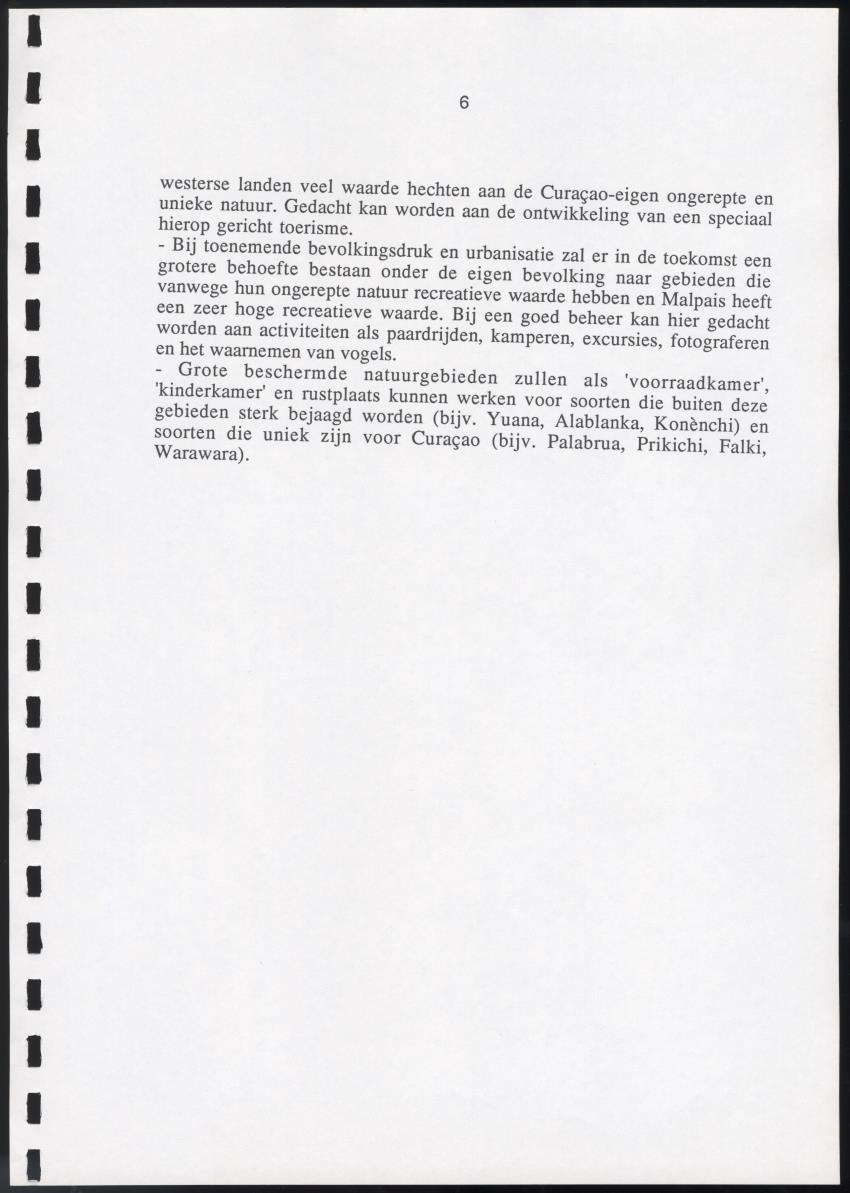 Z Reactie op het eilandelijk ontwikkelingsplan Curacao, in 't bijzonder v.w.b. Malpais - New Page