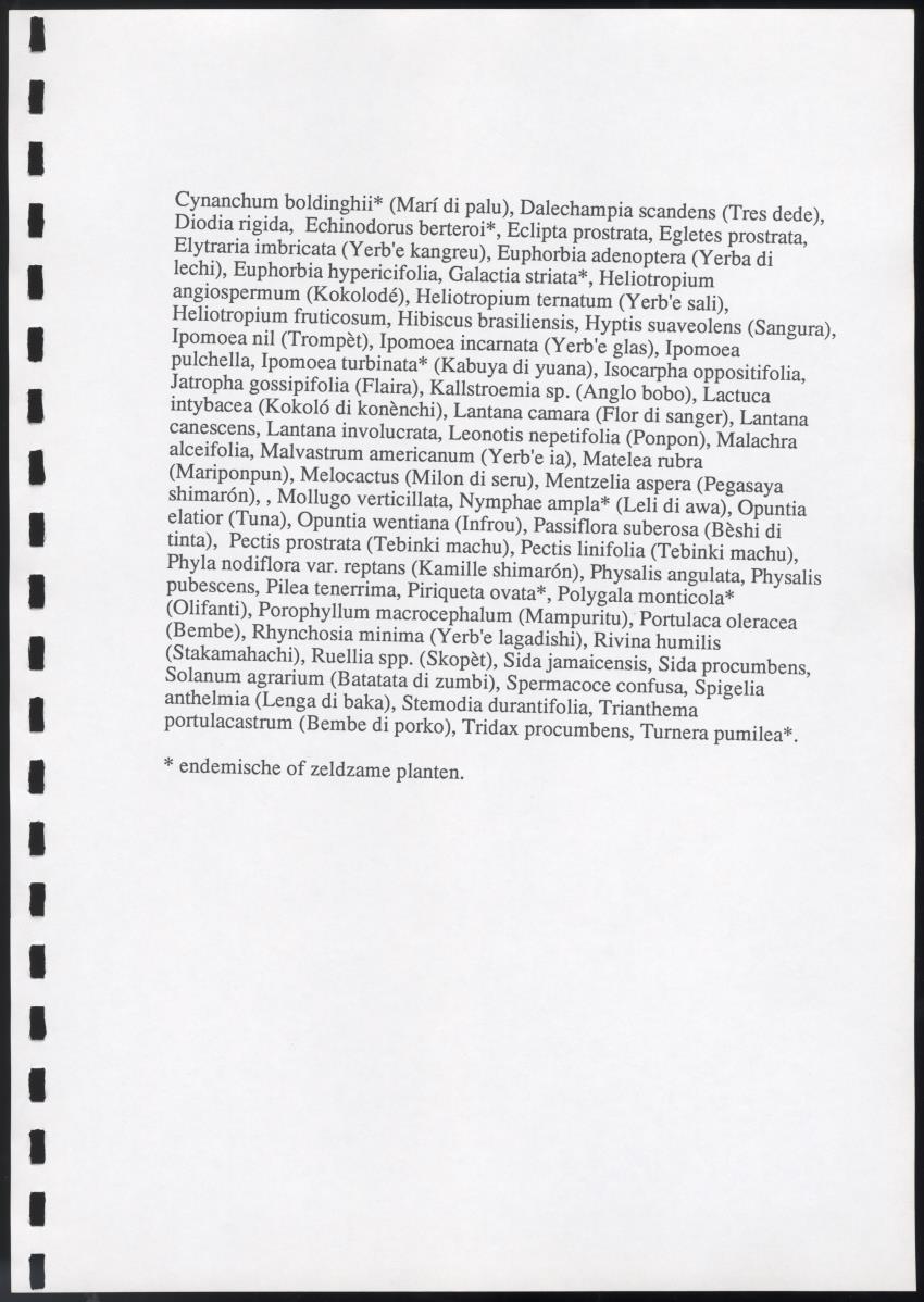 Z Reactie op het eilandelijk ontwikkelingsplan Curacao, in 't bijzonder v.w.b. Malpais - New Page