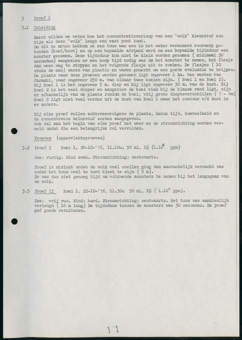 Z Onderzoek naar de dispersie van een kleurstof voor de zuidkust van Curacao - New Page