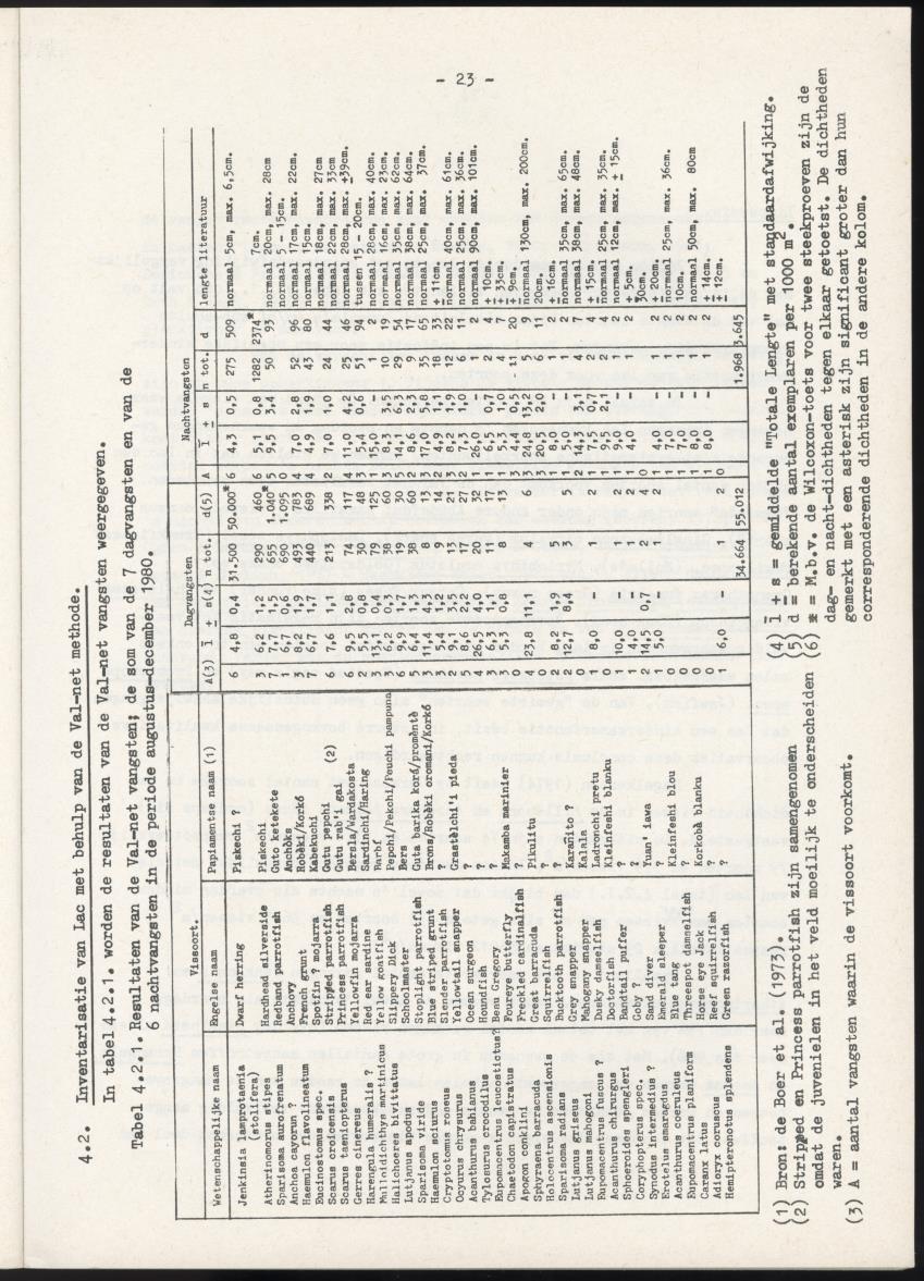 Het belang van de zeegrasvelden en de mangrovebossen in de lagune Lac voor de vissen in Lac en voor de vissen op het rond Bonaire gelegen koraalrif - New Page