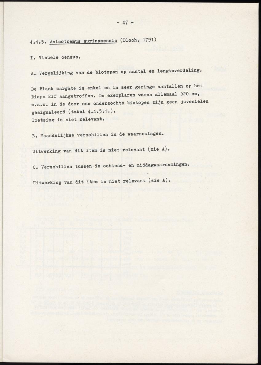 Het belang van de zeegrasvelden en de mangrovebossen in de lagune Lac voor de vissen in Lac en voor de vissen op het rond Bonaire gelegen koraalrif - New Page