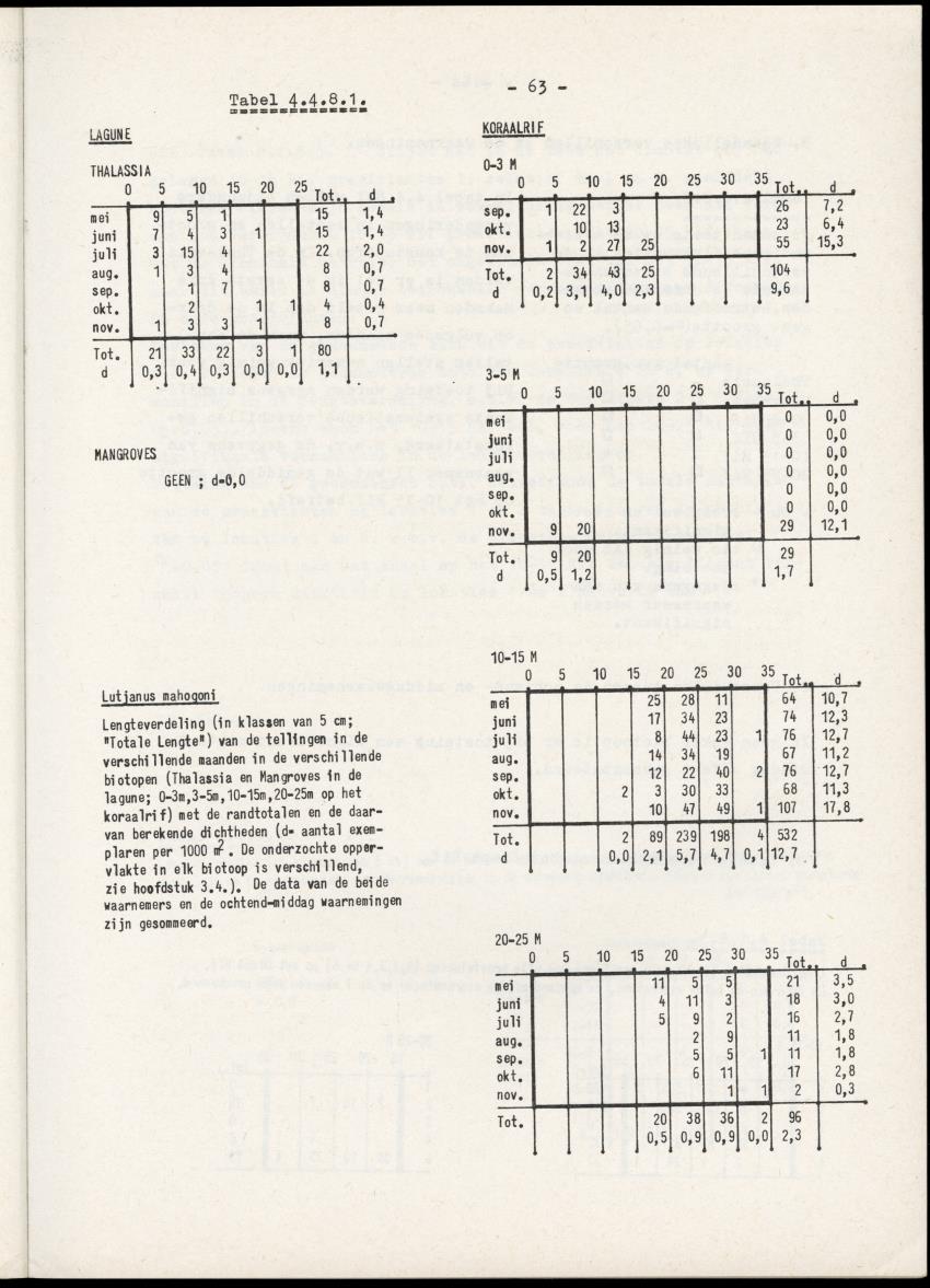 Het belang van de zeegrasvelden en de mangrovebossen in de lagune Lac voor de vissen in Lac en voor de vissen op het rond Bonaire gelegen koraalrif - New Page