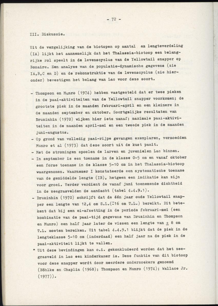 Het belang van de zeegrasvelden en de mangrovebossen in de lagune Lac voor de vissen in Lac en voor de vissen op het rond Bonaire gelegen koraalrif - New Page