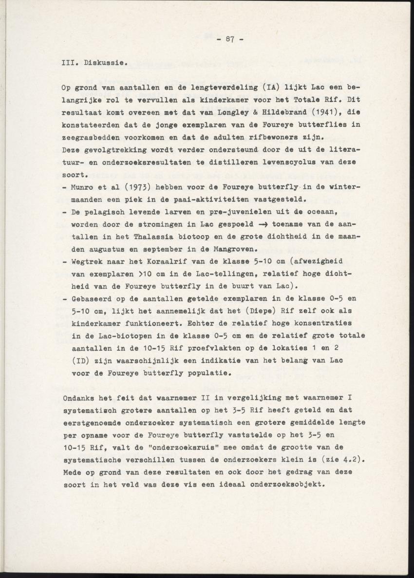 Het belang van de zeegrasvelden en de mangrovebossen in de lagune Lac voor de vissen in Lac en voor de vissen op het rond Bonaire gelegen koraalrif - New Page