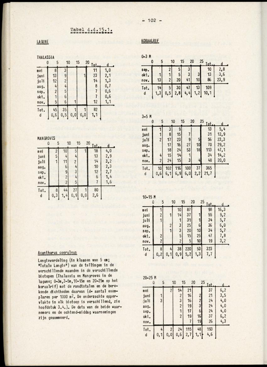 Het belang van de zeegrasvelden en de mangrovebossen in de lagune Lac voor de vissen in Lac en voor de vissen op het rond Bonaire gelegen koraalrif - New Page