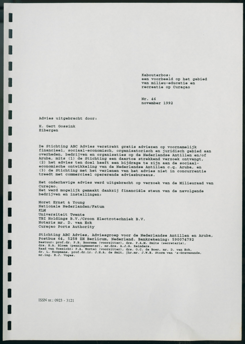 Z Kabouterbos: een voorbeeld op het gebied van milieu-educatie en recreatie op Curacao - New Page