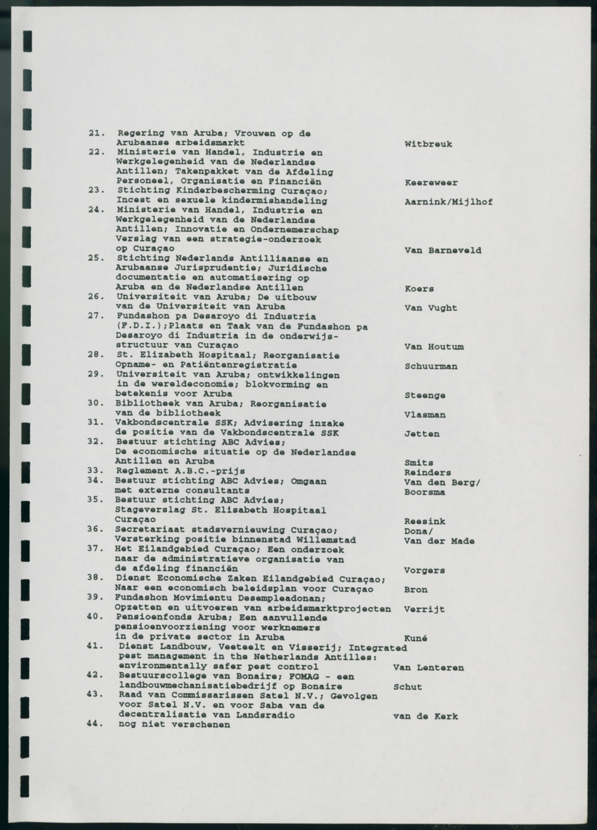 Z Kabouterbos: een voorbeeld op het gebied van milieu-educatie en recreatie op Curacao - New Page