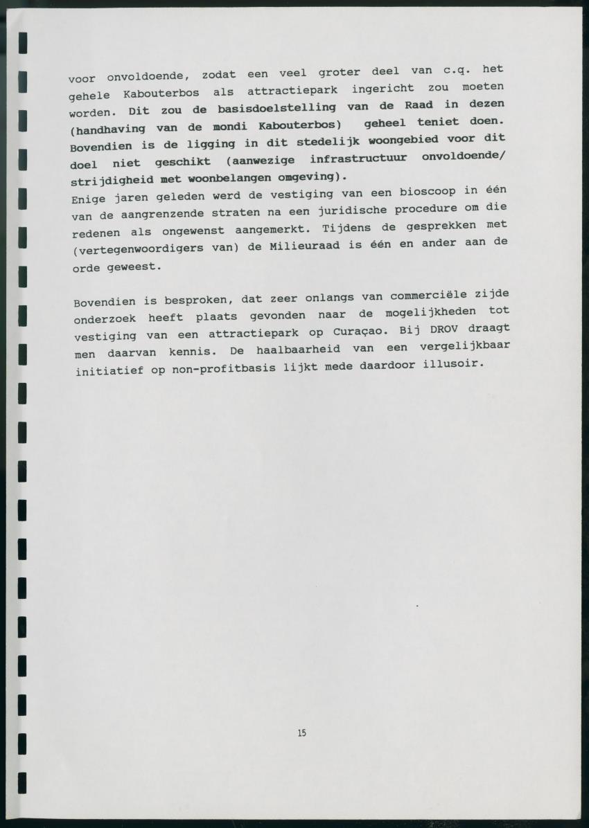 Z Kabouterbos: een voorbeeld op het gebied van milieu-educatie en recreatie op Curacao - New Page