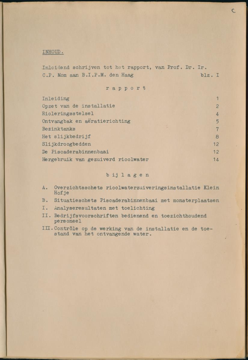 Z Rapport inzake de inbedrijfstelling van de Rioolwaterzuiveringsinstallatie Klein Hofje te Curacao - New Page