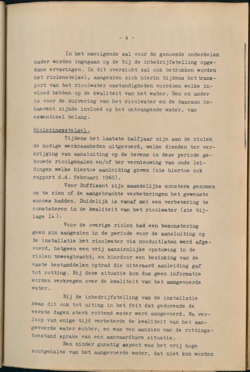 Z Rapport inzake de inbedrijfstelling van de Rioolwaterzuiveringsinstallatie Klein Hofje te Curacao - New Page