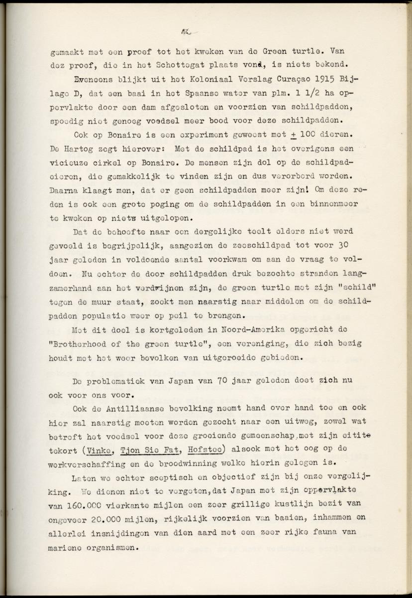 Z Schildpadden en hun betekenis voor de Nederlandse Antillen - New Page