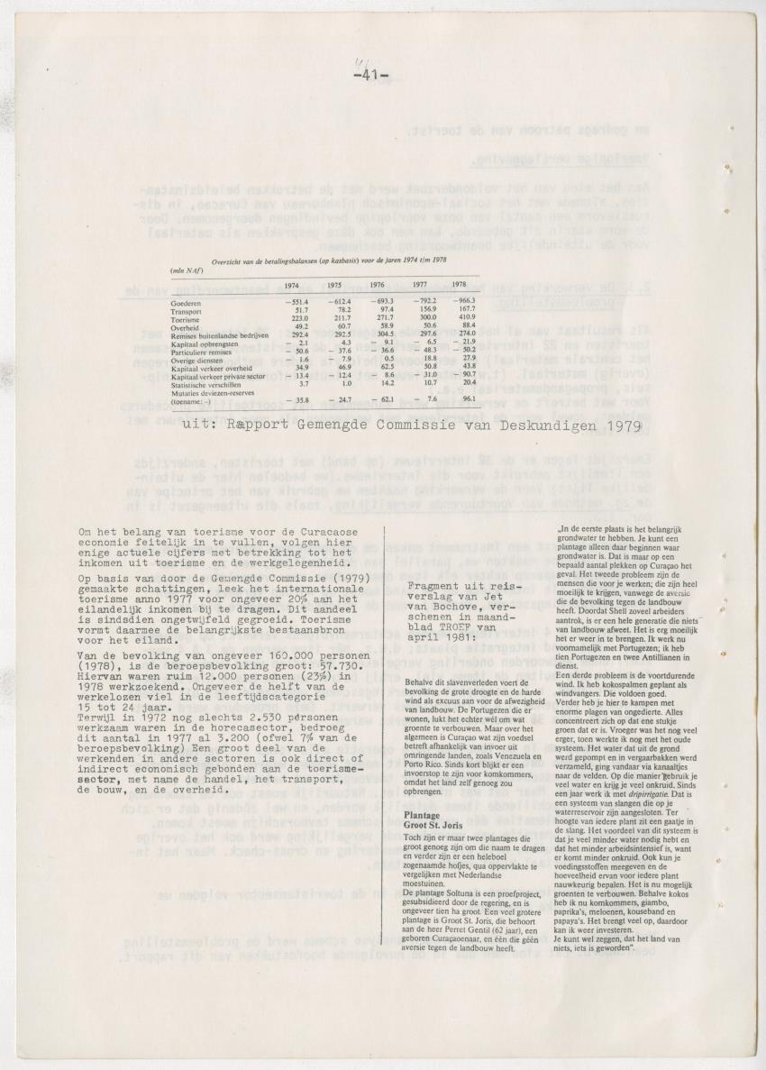 Z zon, zee, zand,........... en weerstand? - een studie naar de sociale implicaties van de toeristische-ontwikkelingen op Curacao - New Page