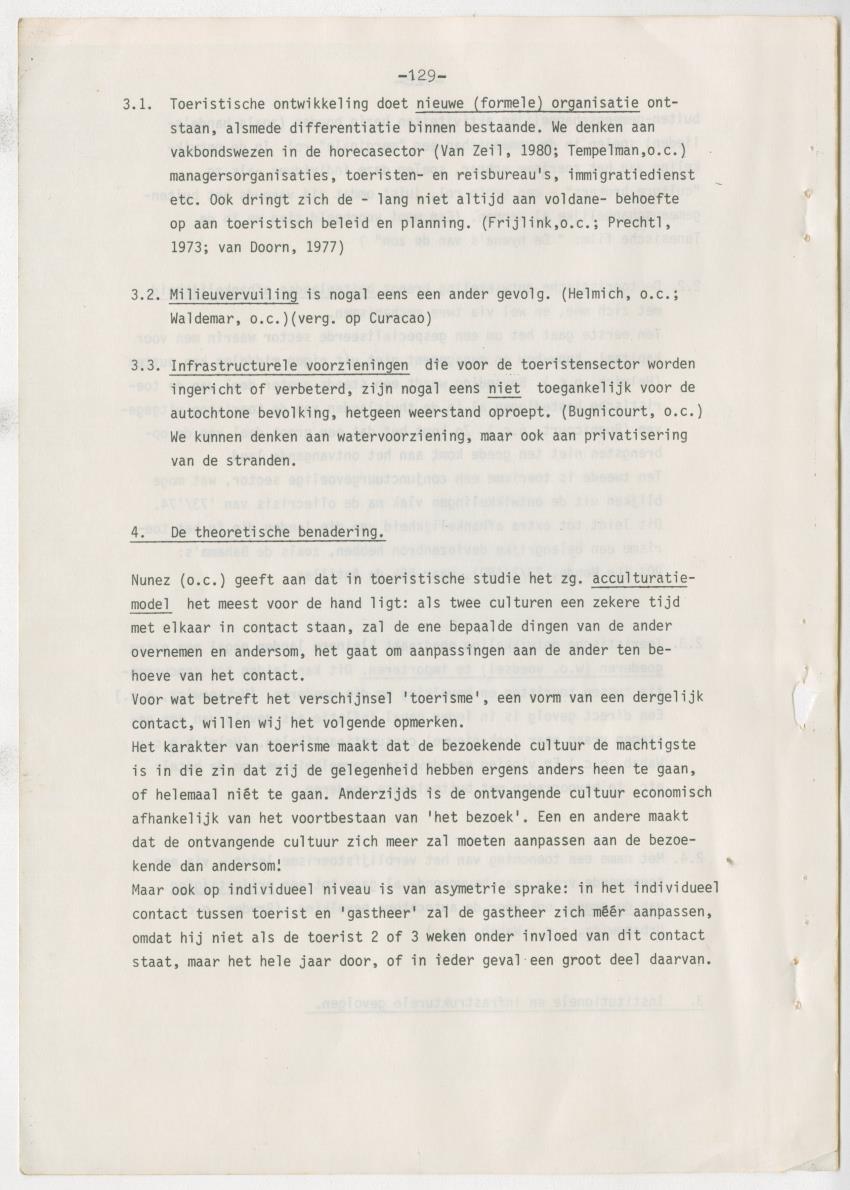 Z zon, zee, zand,........... en weerstand? - een studie naar de sociale implicaties van de toeristische-ontwikkelingen op Curacao - New Page