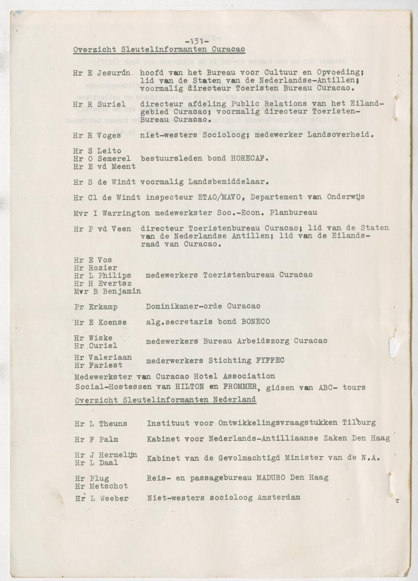 Z zon, zee, zand,........... en weerstand? - een studie naar de sociale implicaties van de toeristische-ontwikkelingen op Curacao - New Page