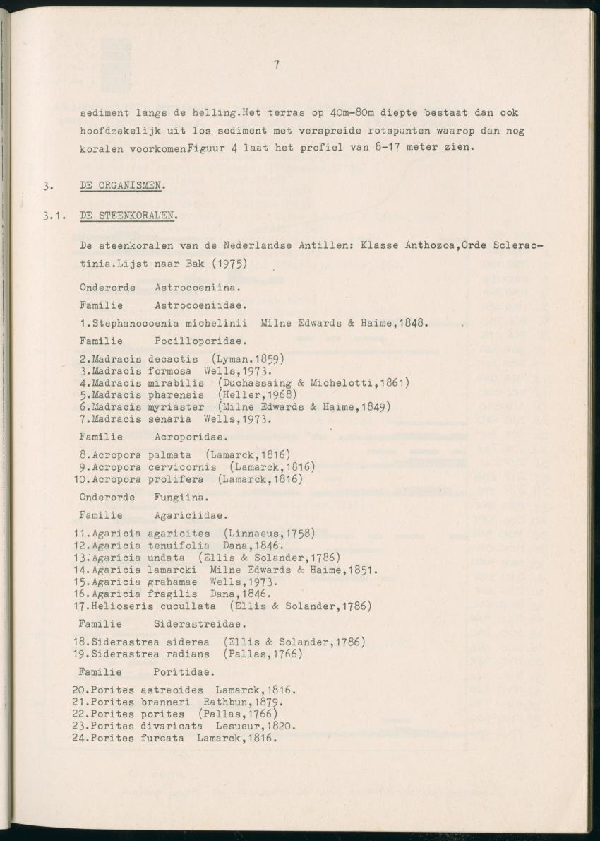 Z Aspekten van kompetitie tussen steenkoralen (scleractinia) en andere bentische rif-organismen - New Page