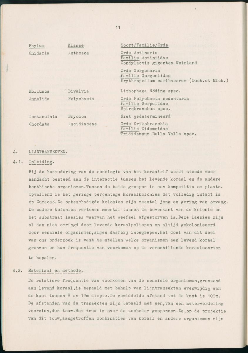 Z Aspekten van kompetitie tussen steenkoralen (scleractinia) en andere bentische rif-organismen - New Page