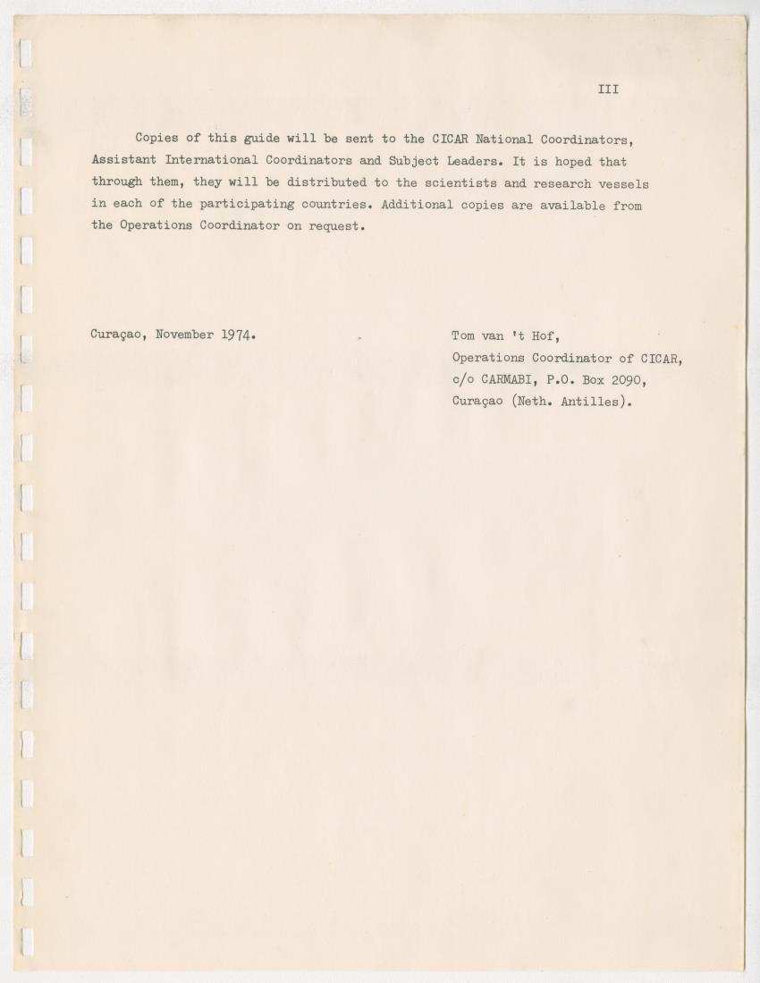 z  Guide to CICAR standard observations - with special reference to CICAR survey months and standard sections - New Page