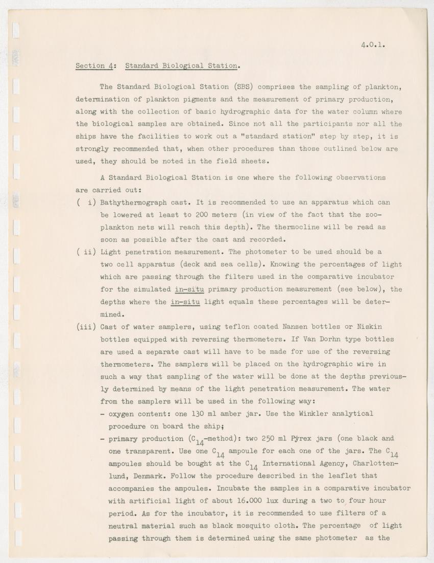 z  Guide to CICAR standard observations - with special reference to CICAR survey months and standard sections - New Page