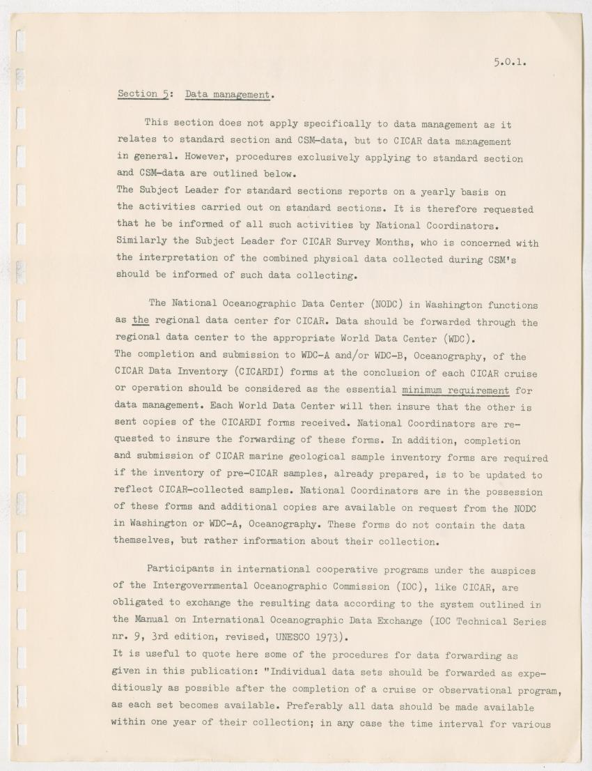 z  Guide to CICAR standard observations - with special reference to CICAR survey months and standard sections - New Page