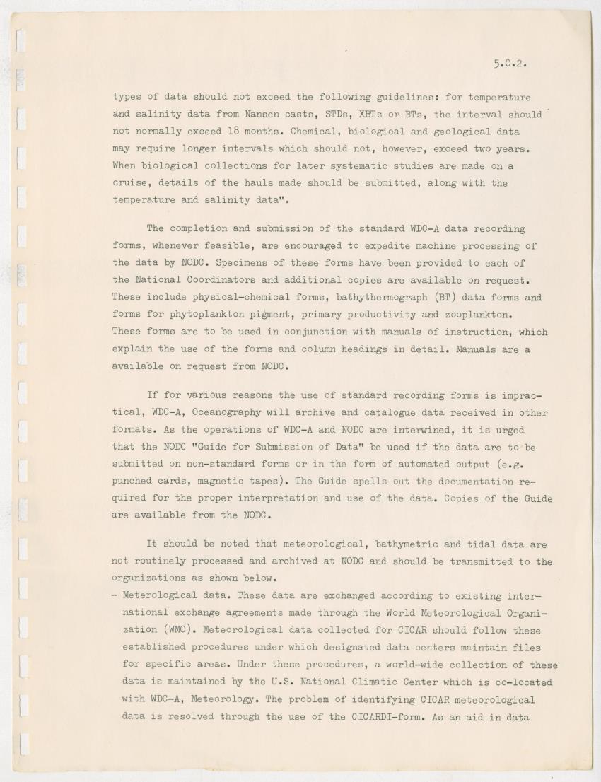 z  Guide to CICAR standard observations - with special reference to CICAR survey months and standard sections - New Page