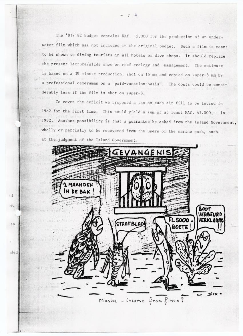 z Interim report on the previous history, the present status and future requirements of the Bonaire Marine Park (IUCN/WWF project 1496) - New Page