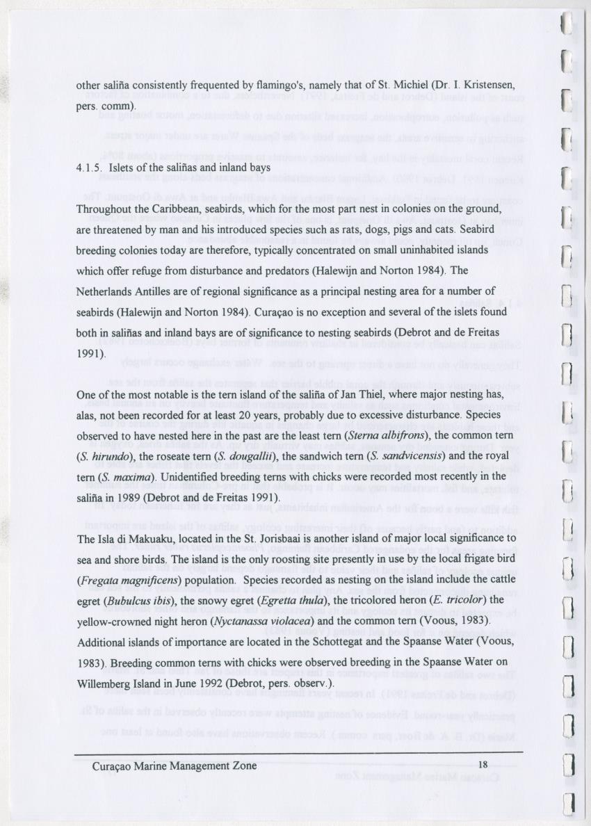 z Curacao marine management zone - A plan for sustainable use of Curacao's reef resources - New Page