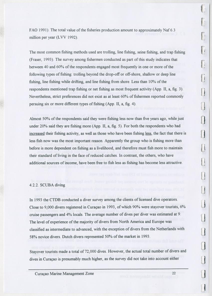 z Curacao marine management zone - A plan for sustainable use of Curacao's reef resources - New Page