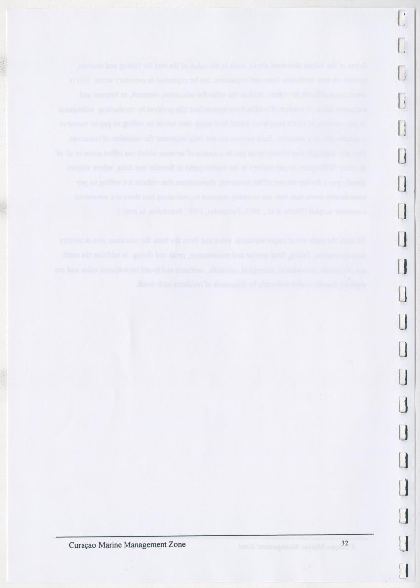 z Curacao marine management zone - A plan for sustainable use of Curacao's reef resources - New Page