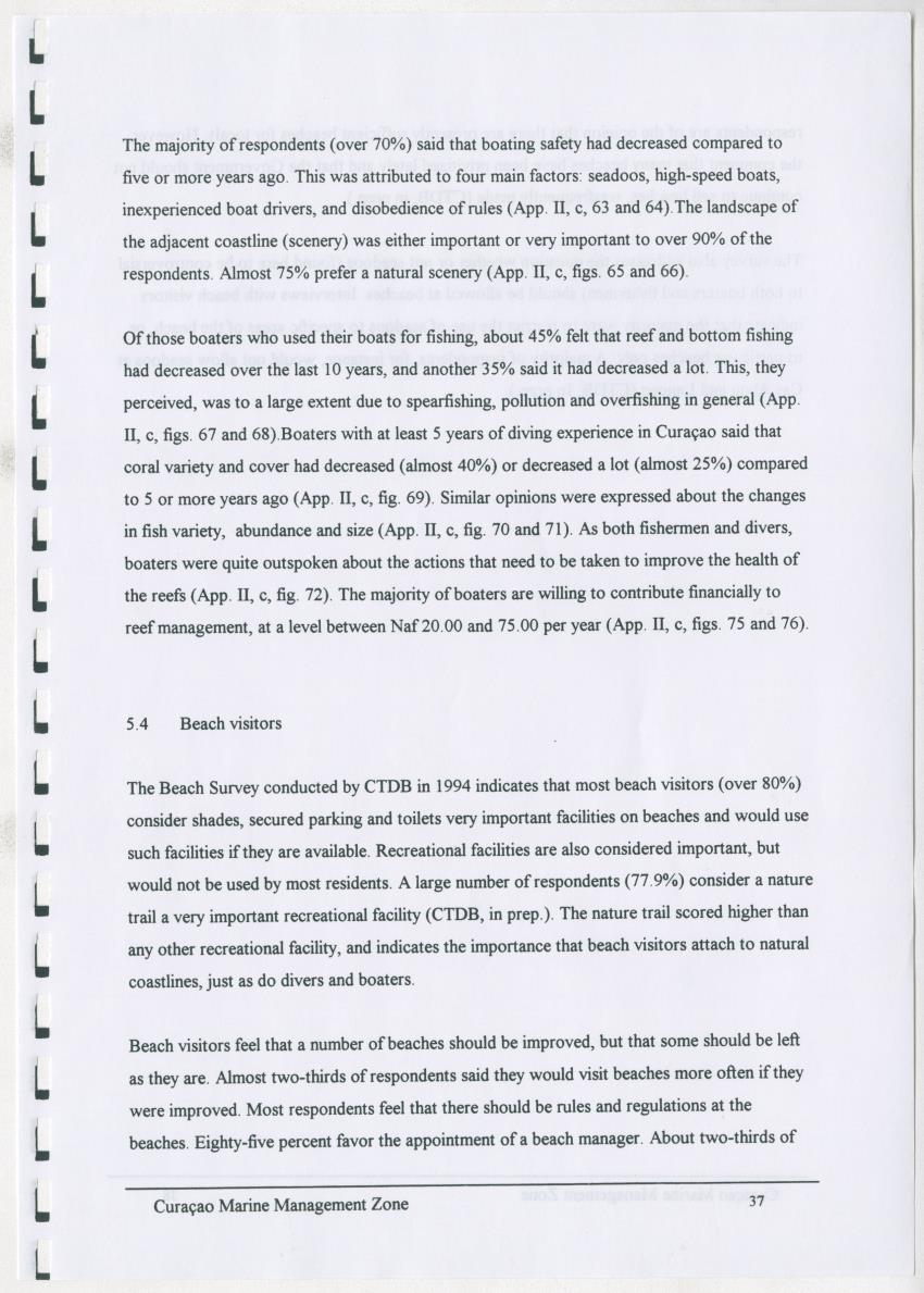 z Curacao marine management zone - A plan for sustainable use of Curacao's reef resources - New Page