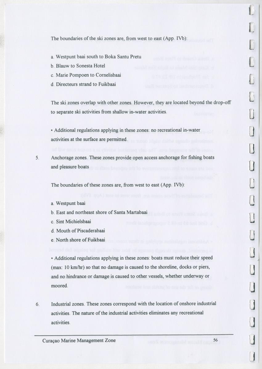 z Curacao marine management zone - A plan for sustainable use of Curacao's reef resources - New Page