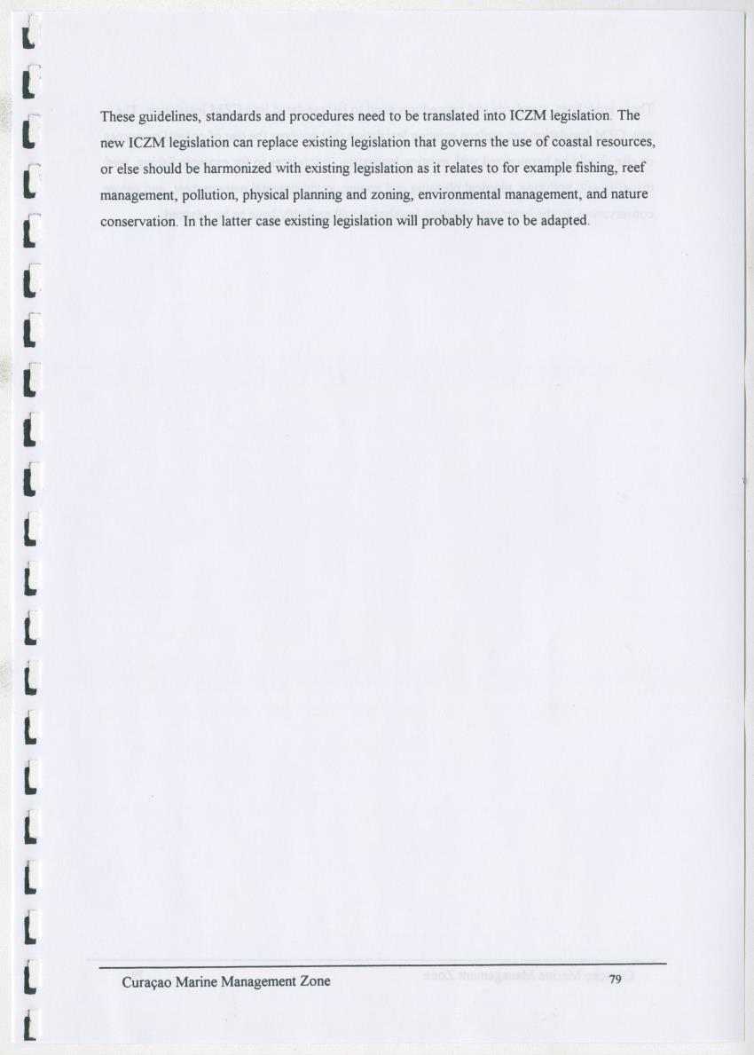 z Curacao marine management zone - A plan for sustainable use of Curacao's reef resources - New Page