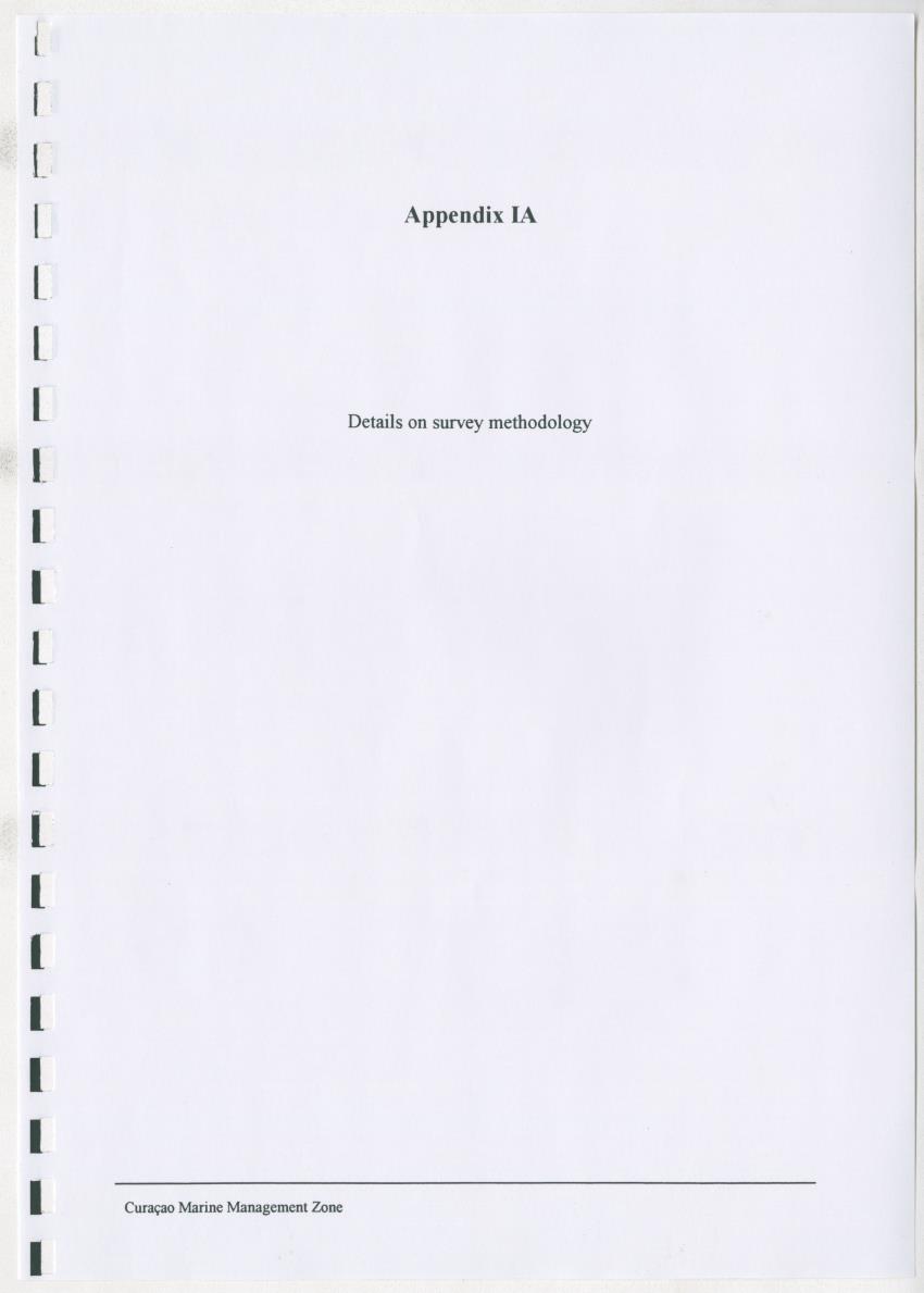 z Curacao marine management zone - A plan for sustainable use of Curacao's reef resources - New Page