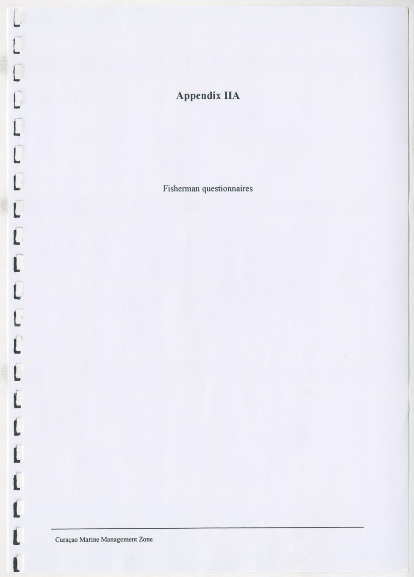 z Curacao marine management zone - A plan for sustainable use of Curacao's reef resources - New Page