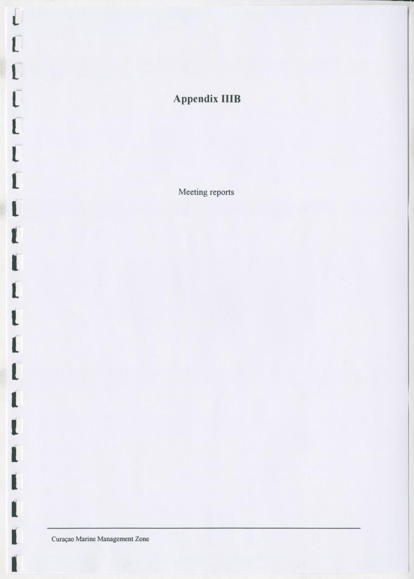 z Curacao marine management zone - A plan for sustainable use of Curacao's reef resources - New Page